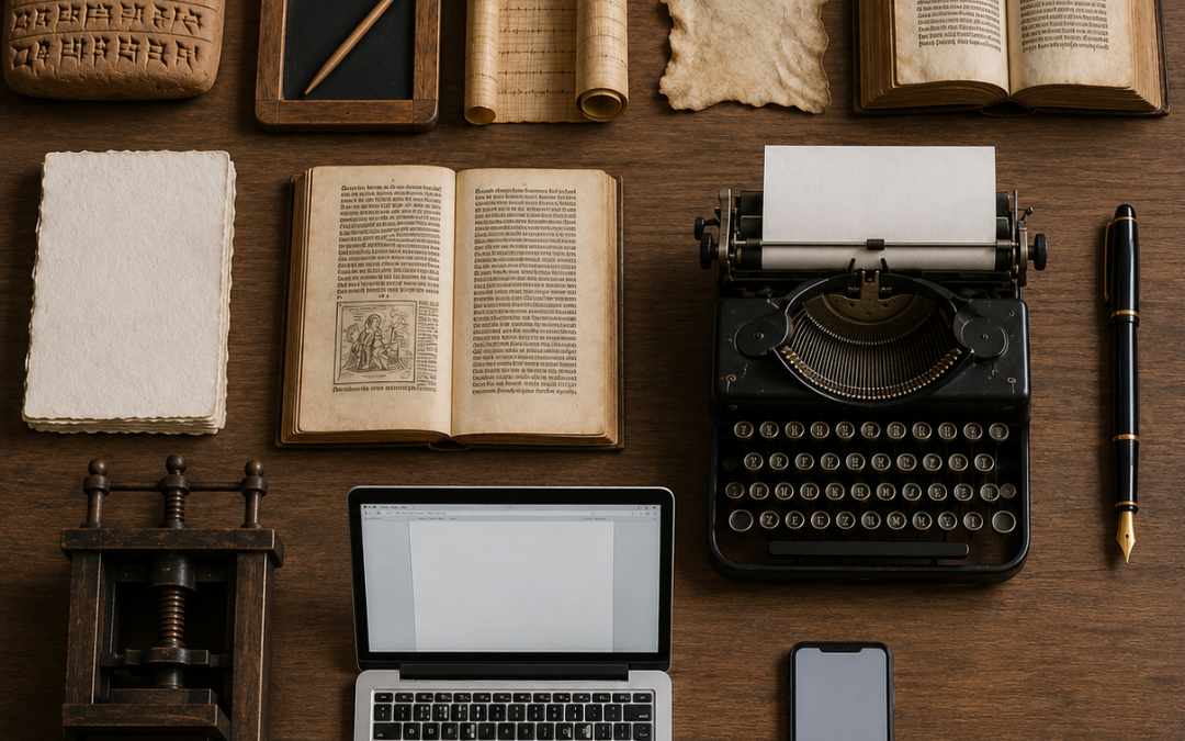 La Evolución de la Escritura: del Barro a los Ordenadores